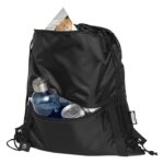 MP3347630 bolsa con cordon aislada y reciclada de 9l negro 210d poliester pet reciclado 3