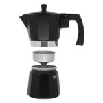 MP3347980 cafetera italiana de 600ml negro aluminio plastico pp plastico de silicona 4