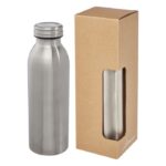 MP3348340 bidon con aislamiento al vacio de cobre de 500ml gris acero inoxidable plastico pp 1