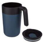 MP3348370 taza de 400ml con doble pared reciclada azul plastico polipropileno reciclado acero inoxid 5