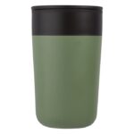 MP3348380 taza de 400ml con doble pared reciclada verde plastico polipropileno reciclado acero inoxi 3