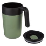 MP3348380 taza de 400ml con doble pared reciclada verde plastico polipropileno reciclado acero inoxi 5