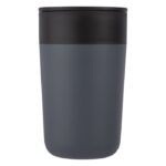 MP3348390 taza de 400ml con doble pared reciclada gris plastico polipropileno reciclado acero inoxid 3