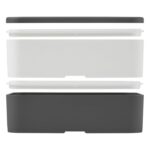 MP3348570 fiambrera de doble capa gris plastico pp 5
