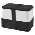 MP3348590 fiambrera de doble capa negro plastico pp 1