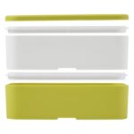 MP3348610 fiambrera de doble capa verde plastico pp 5