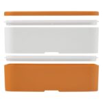 MP3348620 fiambrera de doble capa naranja plastico pp 5