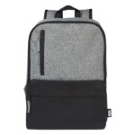 MP3349260 mochila para portatil de 15 reciclada grs en dos tonos de 14l negro 600d poliester recicla 2