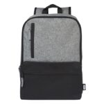 MP3349260 mochila para portatil de 15 reciclada grs en dos tonos de 14l negro 600d poliester recicla 5