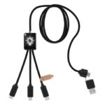 MP3349470 cable de carga extensible 5 en 1 negro plastico abs reciclado plastico pet reciclado 4