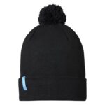 MP3350710 gorro beanie reciclado grs negro 1x1 punto de costilla 97 poliester reciclado con certific 4