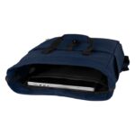 MP3353960 mochila enrollable de 15l para portatil de 15 de lona reciclada grs azul 80 algodon recicl 5