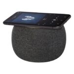 MP3354130 altavoz de bamburpet bluetooth y base de carga inalambrica natural madera de bambu poliest 4