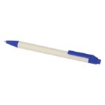 MP3354220 boligrafo fabricado con cartones de leche recilados azul carton reciclado plastico pla 3