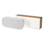 MP3356550 altavoz bluetooth ipx5 de plastico reciclado de 5 w blanco plastico abs reciclado 1