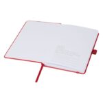 MP3357200 libreta de tapa dura de plastico oceanico rojo plastico reciclado papel reciclado 3