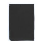 MP3357440 poncho de lluvia desechable de material reciclado con bolsa de almacenamiento negro plasti 3