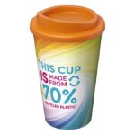 MP3357560 vaso con aislamiento de 350ml naranja 70 polipropileno reciclado 30 plastico pp 1