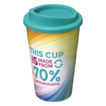 MP3357570 vaso con aislamiento de 350ml azul 70 polipropileno reciclado 30 plastico pp 1