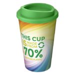 MP3357590 vaso con aislamiento de 350ml verde 70 polipropileno reciclado 30 plastico pp 1