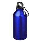 MP3357950 botella de 400 ml de aluminio reciclado con certificado rcs con mosqueton azul recycled al 1