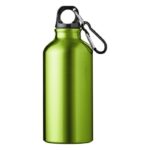 MP3357960 botella de 400 ml de aluminio reciclado con certificado rcs con mosqueton verde recycled a 3