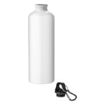 MP3357990 botella de 770 ml de aluminio reciclado con certificado rcs con mosqueton blanco recycled 4