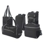 MP3358040 mochila para portatil de 15 de material reciclado grs resistente al agua de 21l negro 600d 3