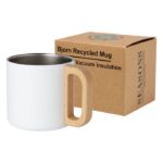 MP3358120 taza de acero inoxidable reciclado con certificado rcs con aislamiento de cobre de 360 ml 1