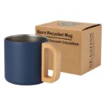 MP3358130 taza de acero inoxidable reciclado con certificado rcs con aislamiento de cobre de 360 ml 1