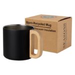 MP3358150 taza de acero inoxidable reciclado con certificado rcs con aislamiento de cobre de 360 ml 1