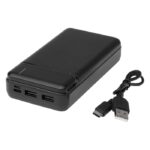 MP3358170 bateria externa de plastico reciclado de 20000mah negro plastico abs reciclado 5