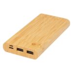 MP3358180 bateria externa de 10000mah de bambu natural madera de bambu 1