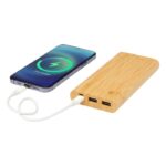 MP3358180 bateria externa de 10000mah de bambu natural madera de bambu 4