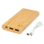 MP3358180 bateria externa de 10000mah de bambu natural madera de bambu 5