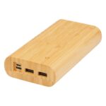 MP3358190 bateria externa de 20000mah de bambu natural madera de bambu 1