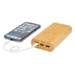 MP3358190 bateria externa de 20000mah de bambu natural madera de bambu 4