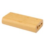 MP3358190 bateria externa de 20000mah de bambu natural madera de bambu 6