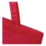 MP3358410 bolsa tote de algodon reciclado grs de 140 gm2 de 7 l rojo algodon reciclado certificado g 4