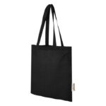 MP3358440 bolsa tote de algodon reciclado grs de 140 gm2 de 7 l negro algodon reciclado certificado 1