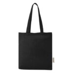 MP3358440 bolsa tote de algodon reciclado grs de 140 gm2 de 7 l negro algodon reciclado certificado 2