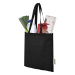 MP3358440 bolsa tote de algodon reciclado grs de 140 gm2 de 7 l negro algodon reciclado certificado 3