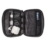 MP3358660 bolsa organizadora de material reciclado grs negro poliester reciclado con certificado grs 3