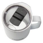 MP3358750 taza de campamento con aislamiento de 350 ml blanco acero inoxidable 3