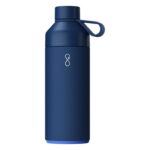 MP3359000 botella de agua con aislamiento al vacio de 1000ml azul recycled stainless steel 25 plasti 1