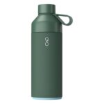 MP3359020 botella de agua con aislamiento al vacio de 1000ml verde recycled stainless steel 25 plast 1