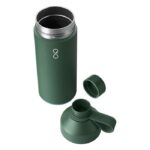 MP3359020 botella de agua con aislamiento al vacio de 1000ml verde recycled stainless steel 25 plast 3