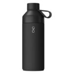 MP3359030 botella de agua con aislamiento al vacio de 1000ml negro recycled stainless steel 25 plast 1