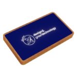 MP3359140 bateria externa inalambrica luminosa de 5000mah azul madera plastico abs 2