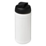 MP3359650 bidon deportivo con tapa flip de material reciclado de 500ml blanco 85 plastico hdpe recic 1